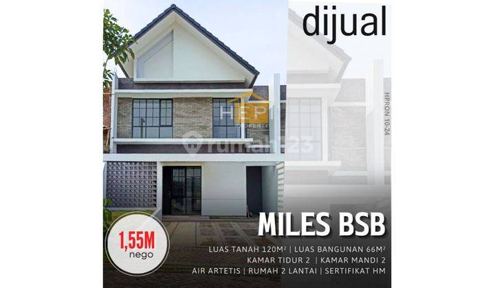 Rumah Dengan Konsep Smart Home Di Pusat Kota Mandiri Bsb 1