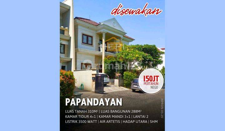 Rumah Cantik Disewakan Di Lokasi Elite Papandayan Semarang 1