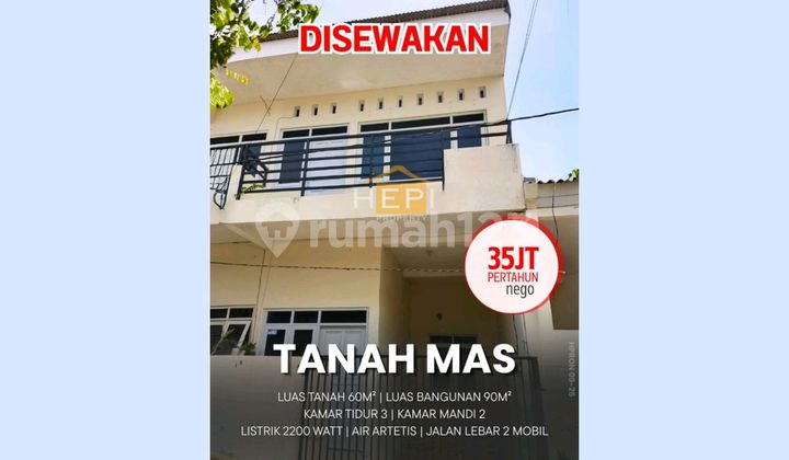 Rumah Murah Disewakan Terletak Di Perumahan Tanah Mas Semarang 1