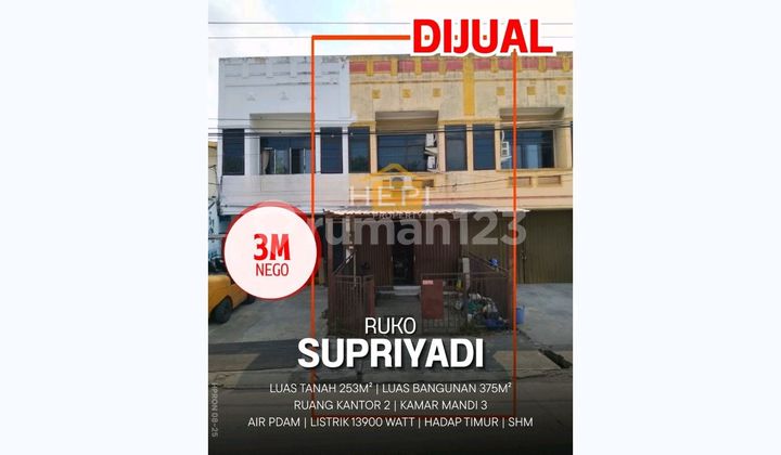 Ruko Bagus Dan Terawat Di Jalan Supriyadi Raya Semarang 1