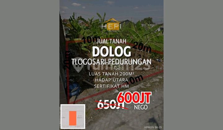 Jual Kavling Murah Di Pedurungan Hanya 3jt/m Dekat Pedurungan 1