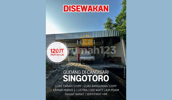 For Rent: Plong Plongan Warehouse in Singotoro, Candisari, Semarang 1