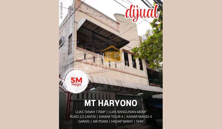 Ruko 2½ Lantai Di Lokasi Strategis Di Sentra Bisnis Kota Semarang. Mataram Mt Haryono 1
