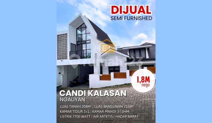 Rumah Hook Cantik Dekat Dengan Pintu Tol Manyaran Semarang 2