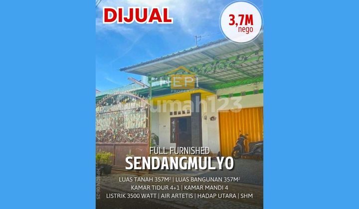 Rumah Full Furnished Cantik Dekat Rsud Wongsonegoro  1
