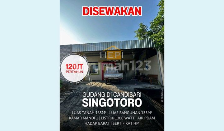Plong Plongan Warehouse For Rent In Candisari Area