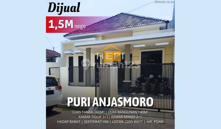 Rumah Bangunan Baru Minimalis Modern Di Puri Anjasmoro Semarang