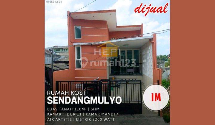 Rumah Kos Dijual Murah Di Daerah Sendangmulyo Semarang 1