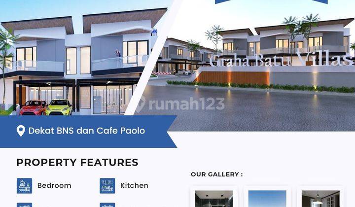 Promo Rumah Vila Baru Harga Bagus Di Oro Oro Ombo Kota Batu. 1