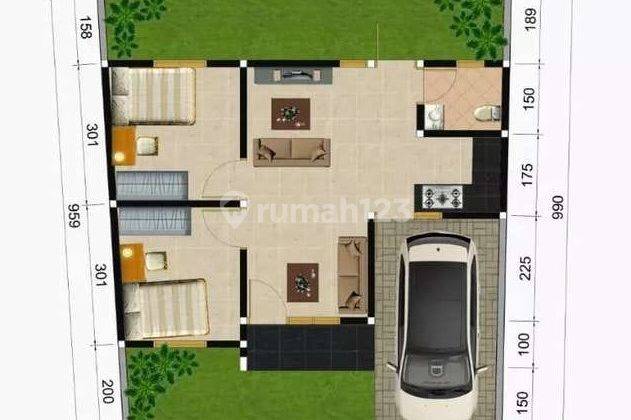 Rumah Minimalis Under 400 Juta Di Bangunjiwo, Kasihan 2