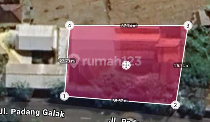 Tanah Langka dan Strategis Pinggir Jalan Utama Padanggalak Sanur | Denpasar | Bali