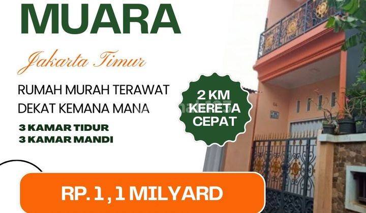 Jual Rumah Di Jati Negara, Jakarta Timur 2 Lantai Shm. 1