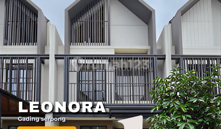 Leonora Gading Serpong 6X12 3 Lantai Attic Murah Leonora Gading Serpong 6X12 3 Lantai Attic Murah