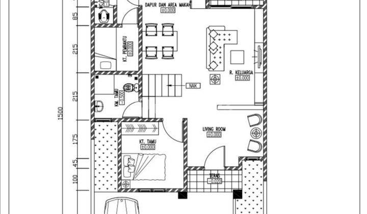 Rumah 2 Lantai Bagus Semi Furnished SHM di Gading Serpong Cluster Bohemia, Tangerang 2