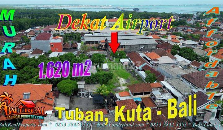 Cheap Land Below Market Price 1.620 M2 in Tuban Kuta 1