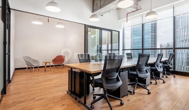 Ruang kantor terbuka dengan layanan lengkap untuk Anda dan tim di Signature Revenue Tower_OP 10 (Office for 10 People) Ruang kantor terbuka dengan layanan lengkap untuk Anda dan tim di Signature Revenue Tower_OP 10 (Office for 10 People)
