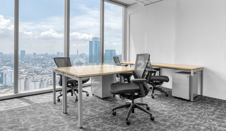 Pindah ke ruang kantor terbuka siap pakai untuk 10 orang di Regus Tempo Scan_OP 10 (Office for 10 People)