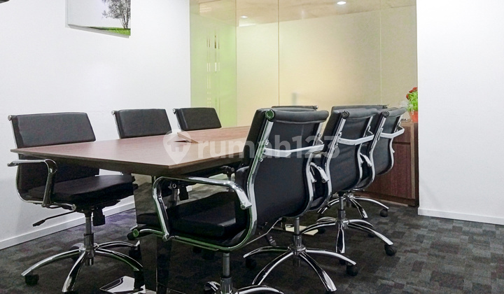 Ruang kantor profesional di Regus Scientia Business Park dengan jangka waktu yang sepenuhnya fleksibel_2 Workstations Office