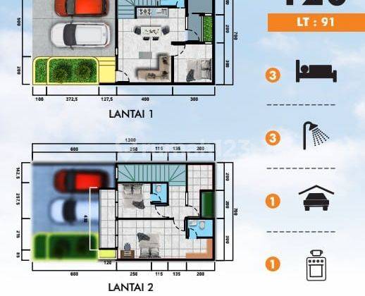 Rumah Model Scandinavia Dekat Dari Pettarani Kota Makassar 2