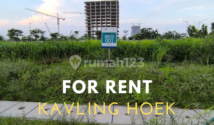 Sewa Kavling Hoek Brooklyn Pik2 Siap Bangun