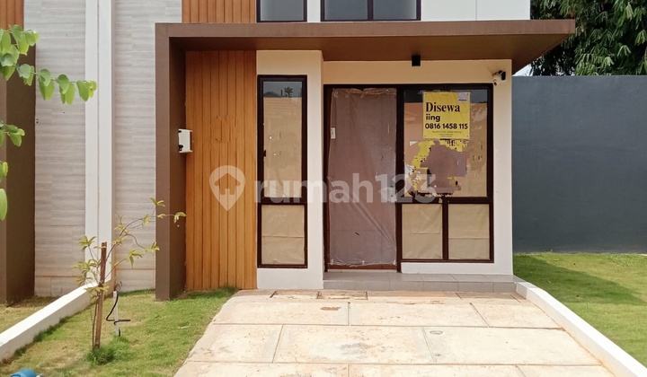 Ready-to-Occupy New House Near Cisauk Station, Intermodal Market, Close to Toll Gate, Safe, Comfortable, Flood-Free, 24-Hour Security, Citra Garden Serpong