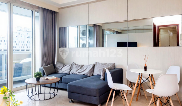 Jual Full Furnish Minimalis Siap Huni Apartemen Menteng Park 2