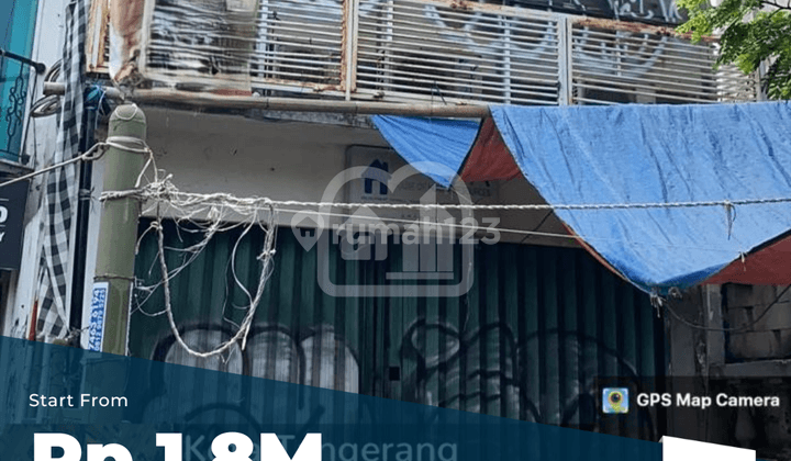 Dijual Murah Ruko di Jalan Insinyur Haji Juanda No. 7 A Kelurahan Cireundeu Kecamatan Ciputat Kota Tangerang Selatan, Tangerang Selatan 1 M Bagus SHM 1