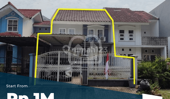 Dijual Murah Rumah 2 Lantai Bagus SHM di Perumahan Villa Serpong Jalan Puri Moro Blok D1 No. 4B , Kel. Jalupang, Kec. Serpong Utara, Kota Tangerang Selatan, Prov. Banten, Tangerang Selatan 1