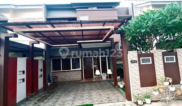 Di Jual Rumah Bekasi Mustikajaya,2 Lantai 8X15m Desain Modern Lokasi di Perumahan Bumipala Vida Cluster Taman Apel, Pedurenan, Mustikajaya, Kota Bekasi.#Hamdan 2
