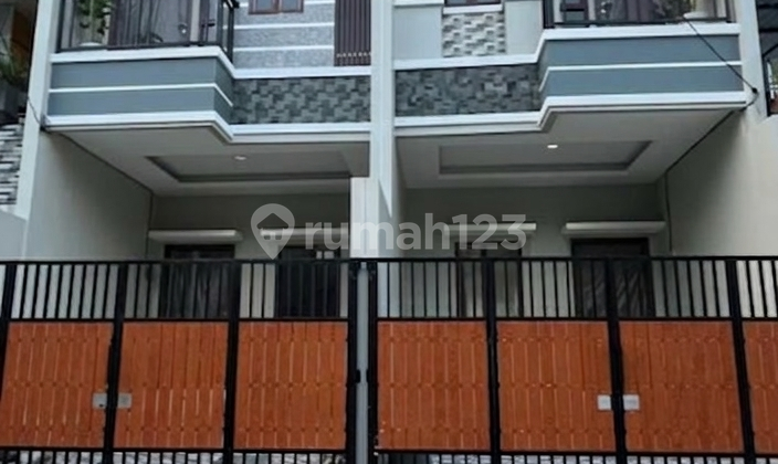 For Sale New 3-Storey House in Tomang, 4X15, Strategic Location in Central Tomang City, Gelong, Grogol, West Jakarta#Hamdan