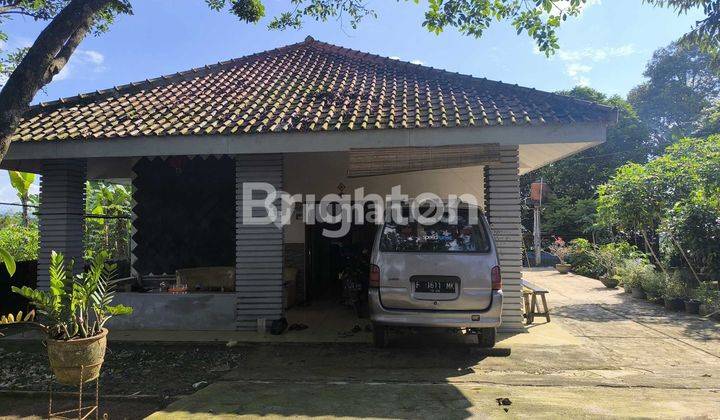 RUMAH TANAH LUAS STRATEGIS PINGGIR JALAN RAYA UTAMA JL DESA SUKAMULYA DEKAT PERUMAHAN KOPRI, CISAUK, RUMPIN JAWA BARAT 1