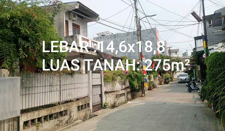 Di Jual Rumah Tua Jelambar Latumenten, 14,6X18,8 Lokasi di Jl. Latumenten Dua, Jelambar, Jakarta Barat,#Hamdan 2