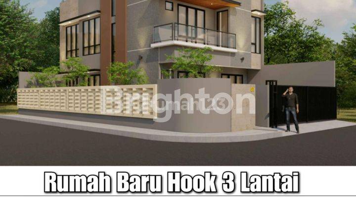 Jual Rumah Baru Mewah Hook 3 Lantai Taman Villa Meruya Selatan Kembangan Jakarta Barat 1