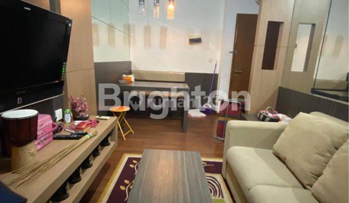 ruang keluarga apartemen full furnished -2br maple