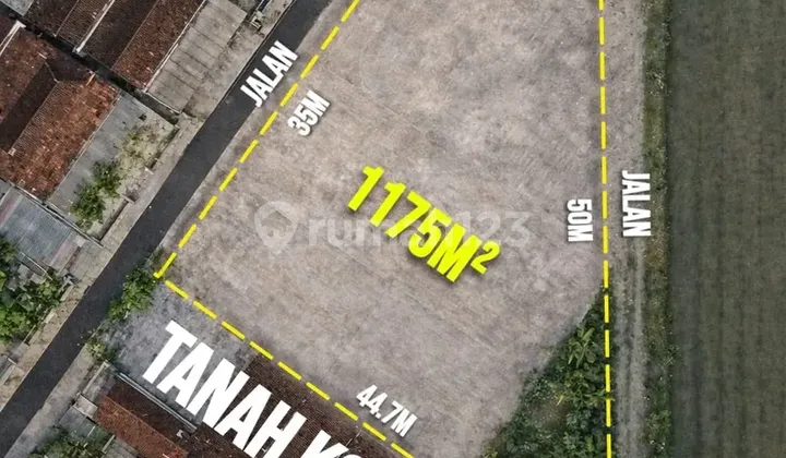 Tanah Dekat Rs Restu Ibu Sragen Solo 1175Mtr