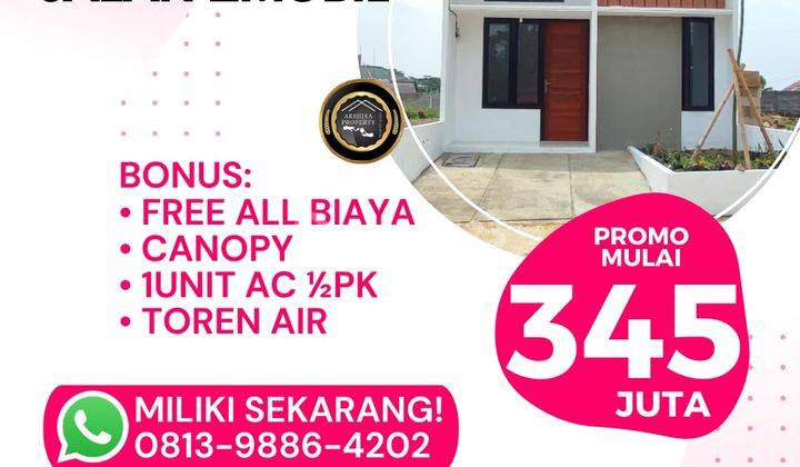 Rumah Baru 1 Lantai Dekat Stasiun Pondok Rajeg, Cash Only 1