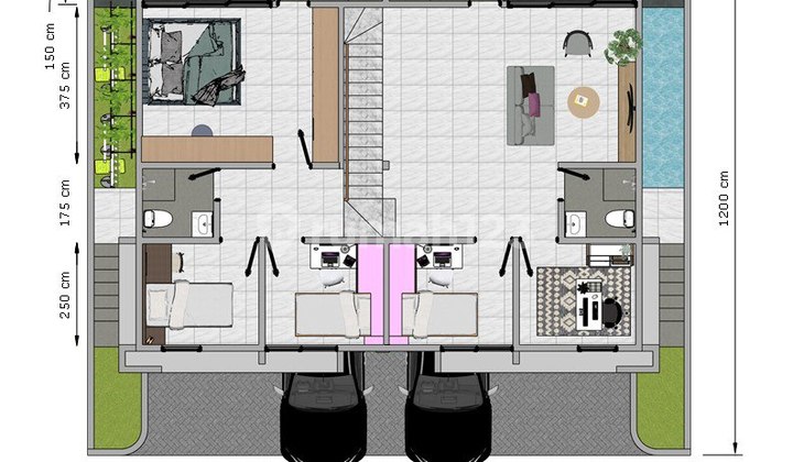 Kekembar Cendrawasih View Kota Di Balkon Pribadi 2