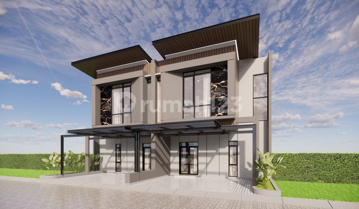 RUMAH MEWAH 2 LANTAI DEKAT GEDUNG SATE, SUDAH SHM DENGAN FASILITAS LENGKAP