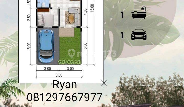 Rumah 1 Lantai Uk 6x15 & 6x12 Harga Mulai 300 Jtan 2