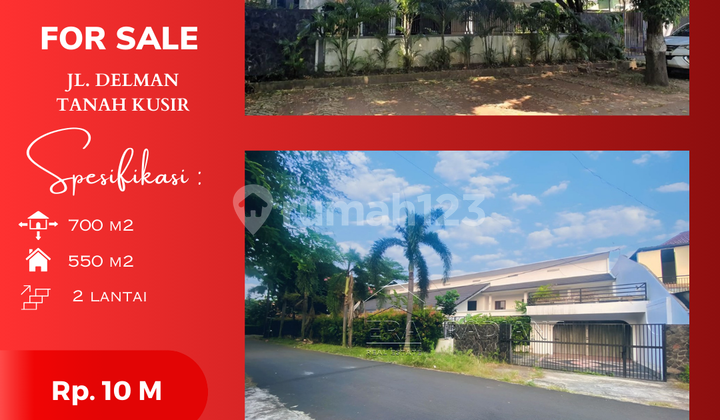 ERA RADIANT - Jual Rumah Hook di Tanah Kusir Jalan Delman 1