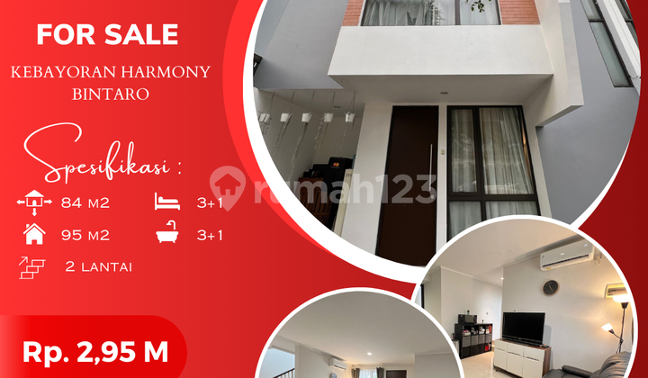 Kebayoran Harmony, Bintaro | Rumah Modern Minimalis Siap Huni