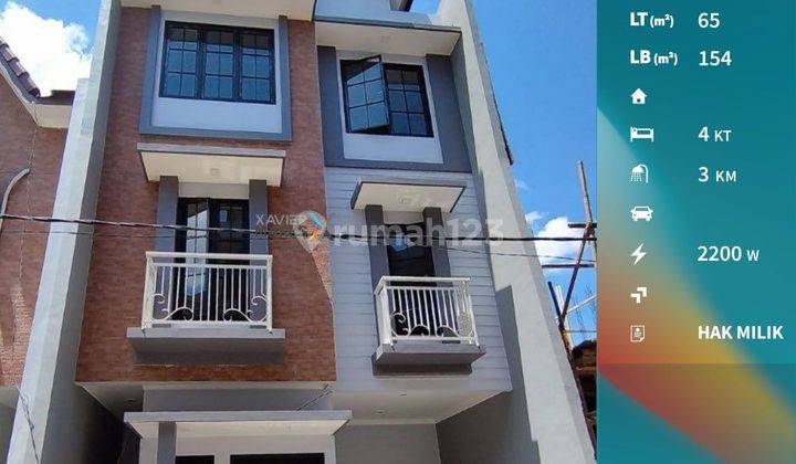 Rumah Baru Murah Tipe American Modern, Lokasi Tengah Kota 1