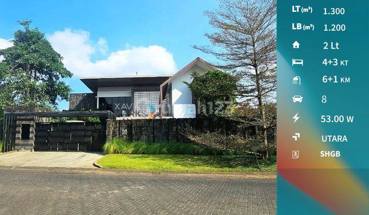 Rumah Tropis Modern di Villa Puncak Tidar Malang 1