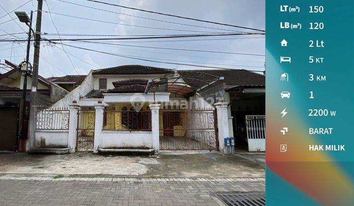 Dijual Cepat Rumah Luas Bawah Pasar, Sawojajar 1