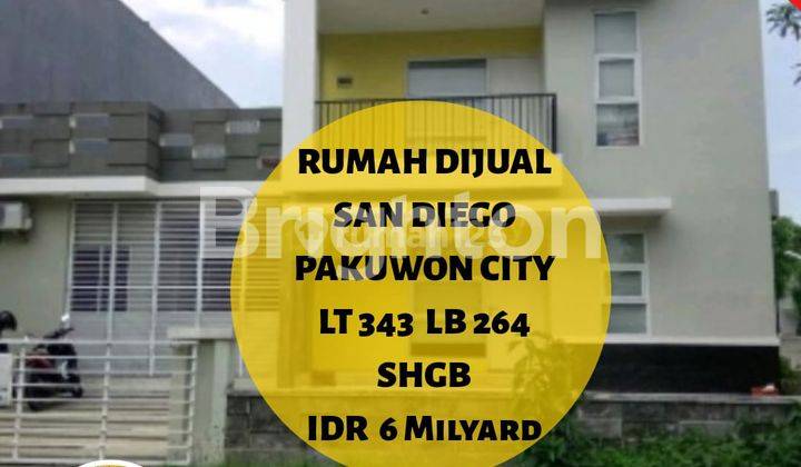 RUMAH SAN DIEGO PAKUWON CITY 1