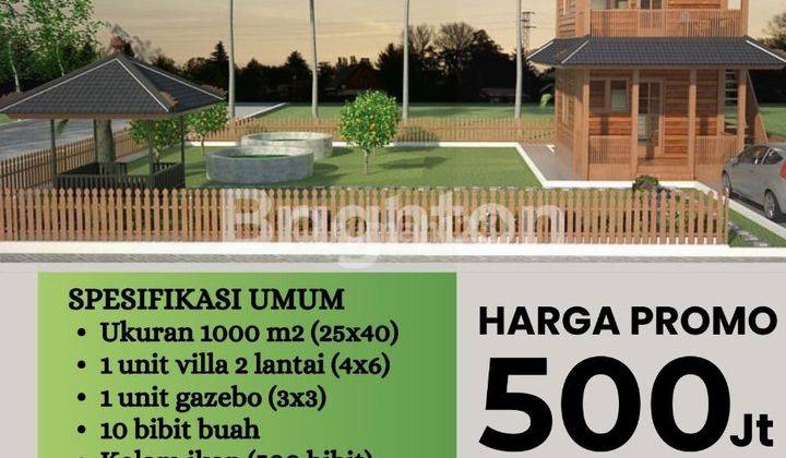 ‼️DIJUAL KAPLING VILLA KEBUN KM 15‼️ 1