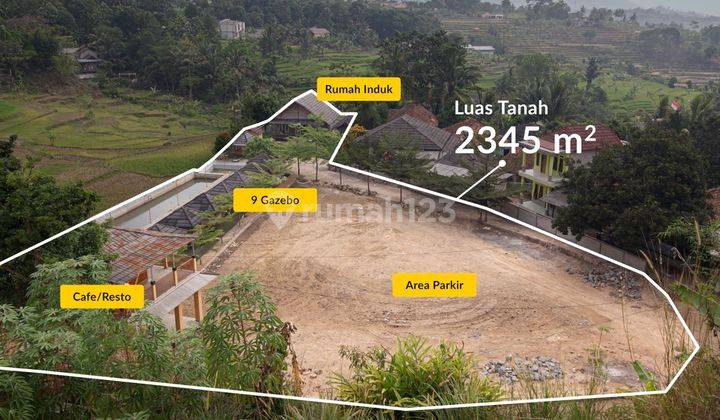 Tanah Beserta Bangunan Villa 2 Lantai Dan Restaurant, Dekat Tempat Wisata 1