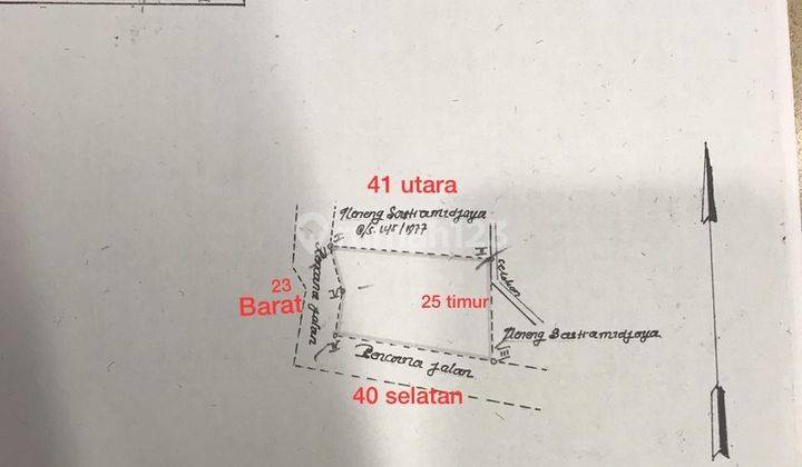 Dijual, Kavling Di Cidadap Girang Baru, Lokasi Di Hook Jalan 2