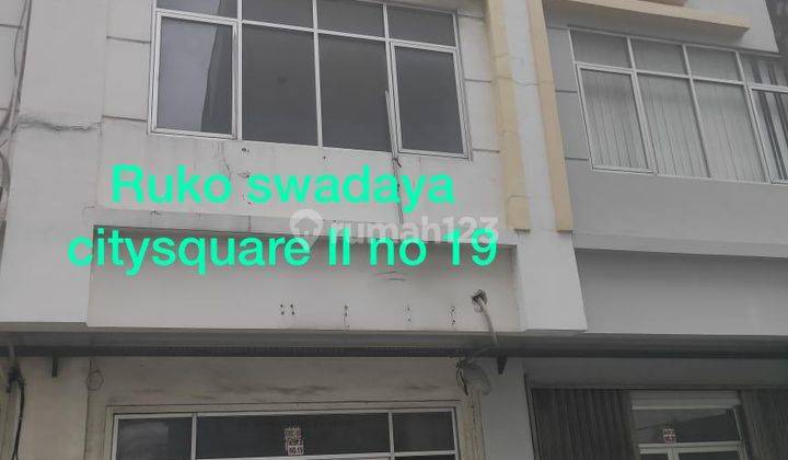 Dijual Di Sewakan, Ruko Swadaya City Square Deket Daan Mogot  1