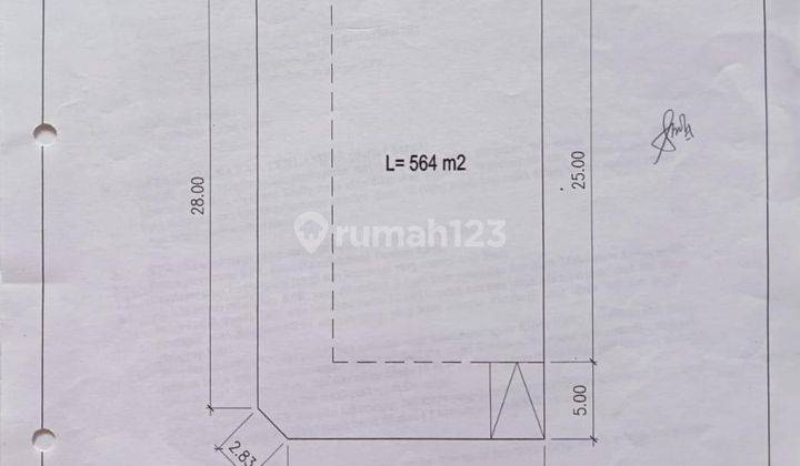 Di Jual Tanah di Sutera Onix Alam Sutera, Tangerang 564 m² 2